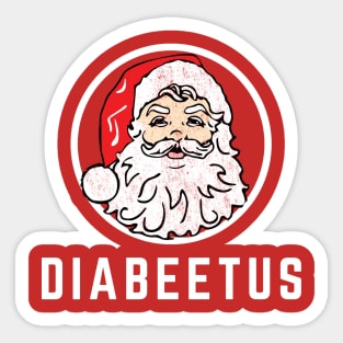 Diabeetus - funny Santa Claus Sticker